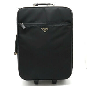 Prada Carry Case Bag Trolley Travel NERO Black